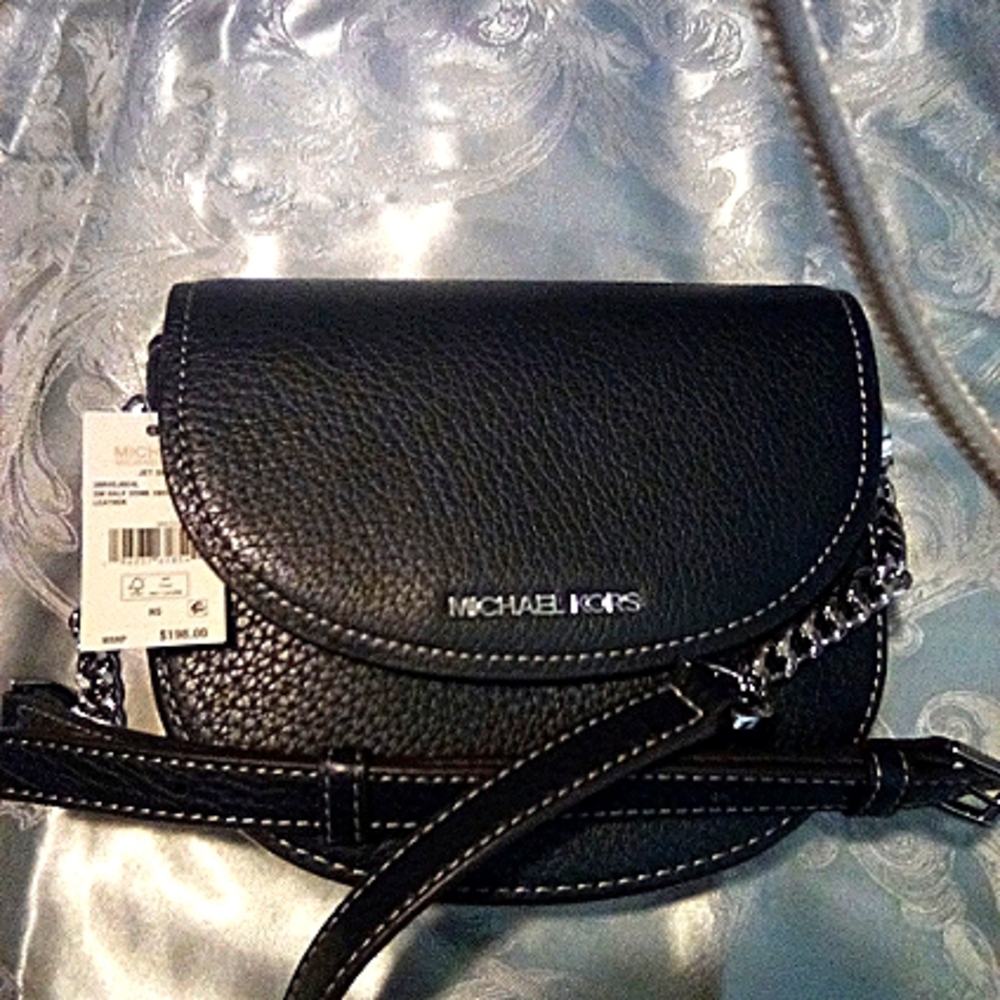 MICHEAL Micheal Kors, Jet Set, SM, Navy Blue, Crossbody bag
